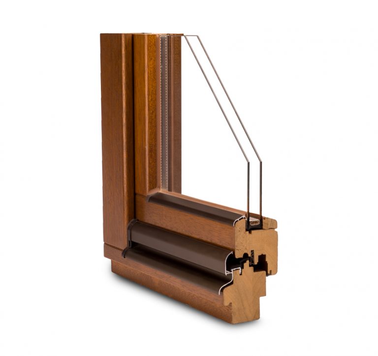 wooden window's profile