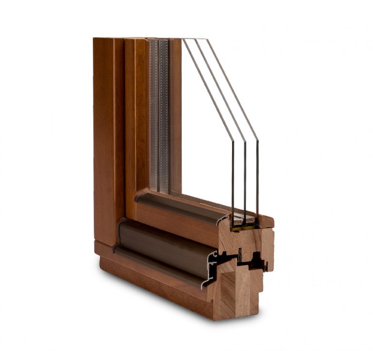 wooden window's profile