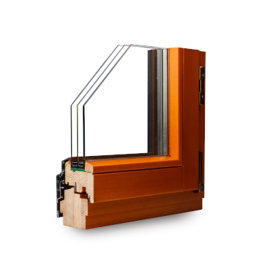 windows with aluminium cover